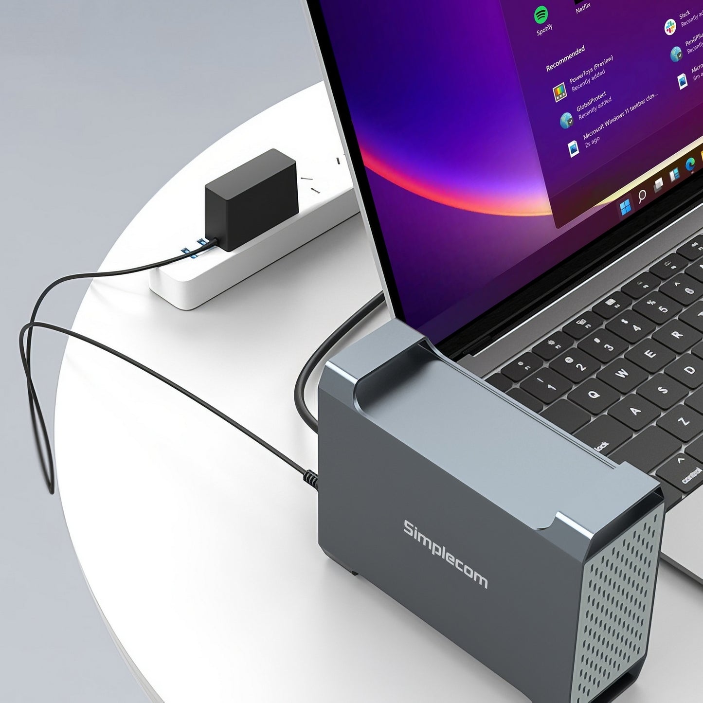 Simplecom SE482 SuperSpeed USB Dual Bay 3.5" SATA Hard Drive RAID Enclosure USB-C RAID 0/1, JBOD - ShopFrenzy