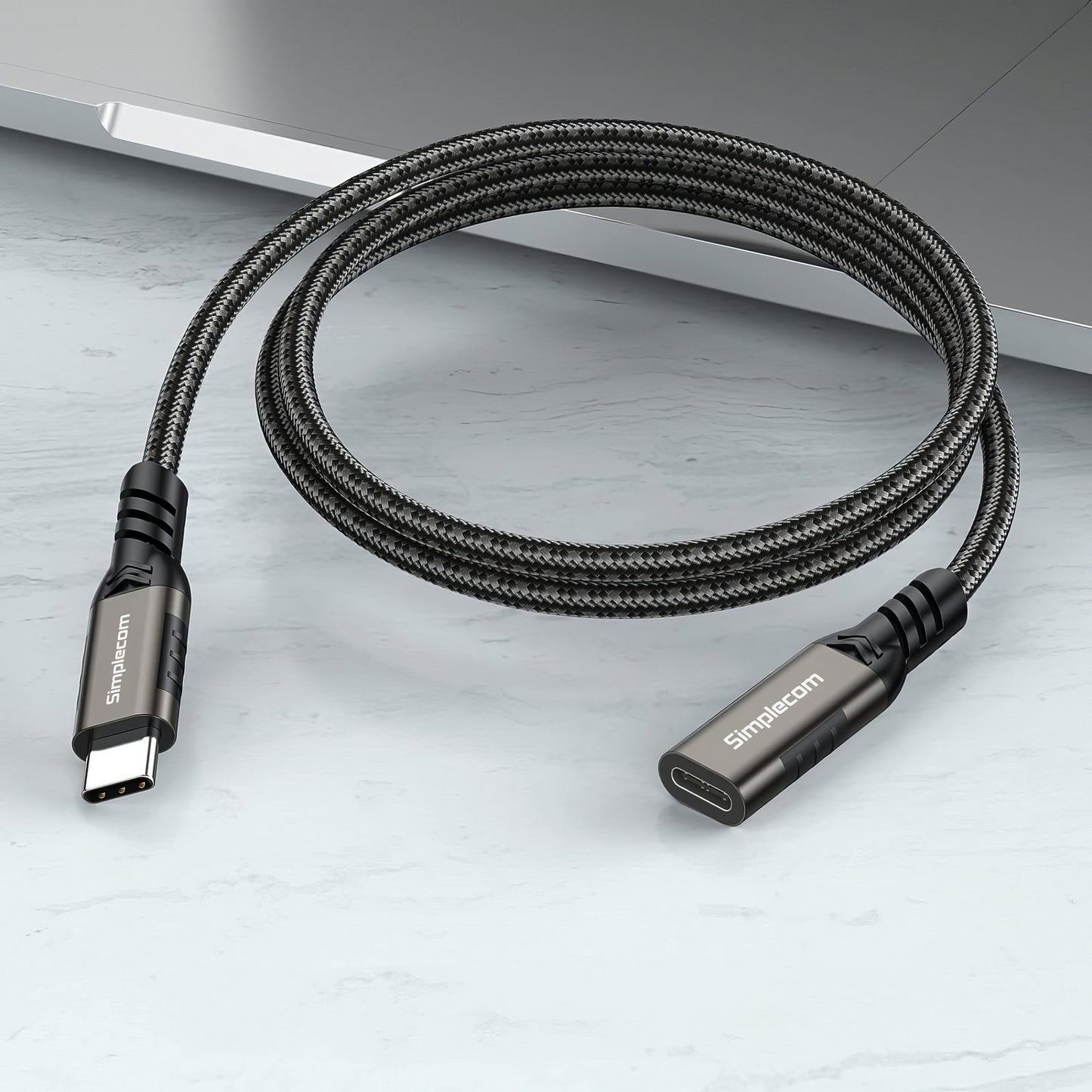 Simplecom CAU620 USB-C Male to Female Extension Cable USB 3.2 Gen2 PD 100W 20Gbps 2M - ShopFrenzy