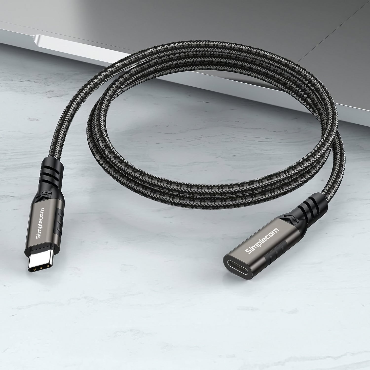 Simplecom CAU620 USB-C Male to Female Extension Cable USB 3.2 Gen2 PD 100W 20Gbps 2M - ShopFrenzy