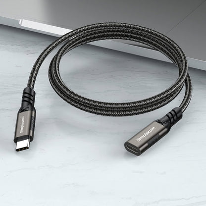 Simplecom CAU620 USB-C Male to Female Extension Cable USB 3.2 Gen2 PD 100W 20Gbps 2M - ShopFrenzy