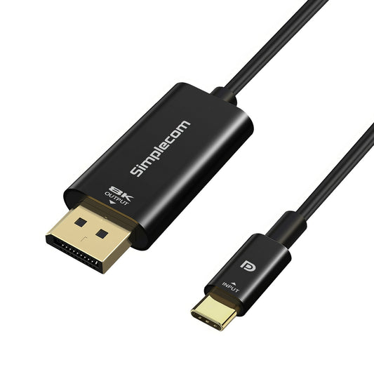 Simplecom DA323 USB-C to DisplayPort Cable DP1.4 8K@60Hz 2M - ShopFrenzy