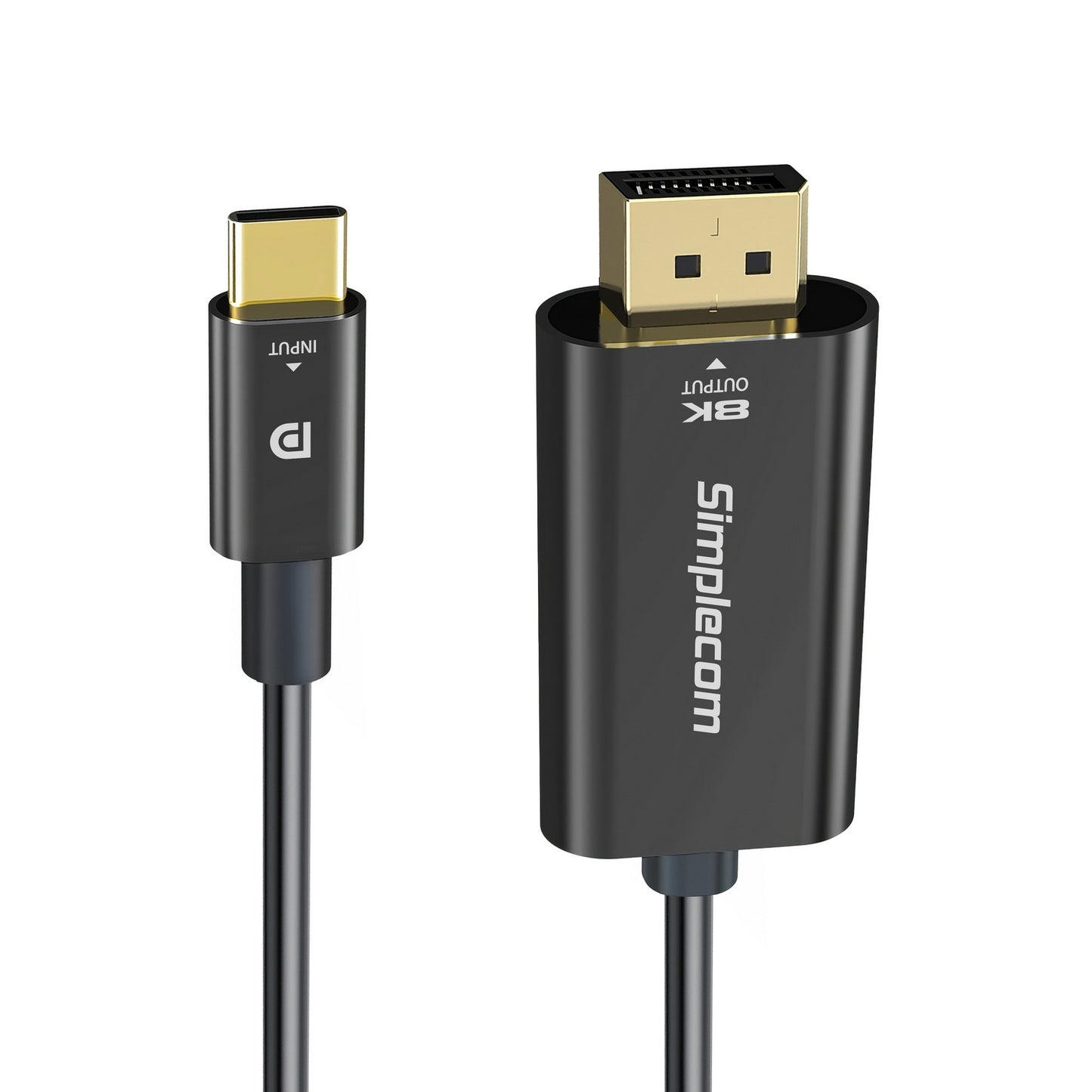 Simplecom DA323 USB-C to DisplayPort Cable DP1.4 8K@60Hz 2M - ShopFrenzy