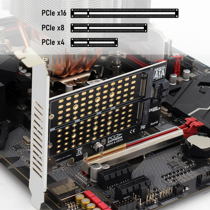 Simplecom EC412v2 NVMe and SATA M.2 SSD to PCIe x4 Expansion Card - ShopFrenzy