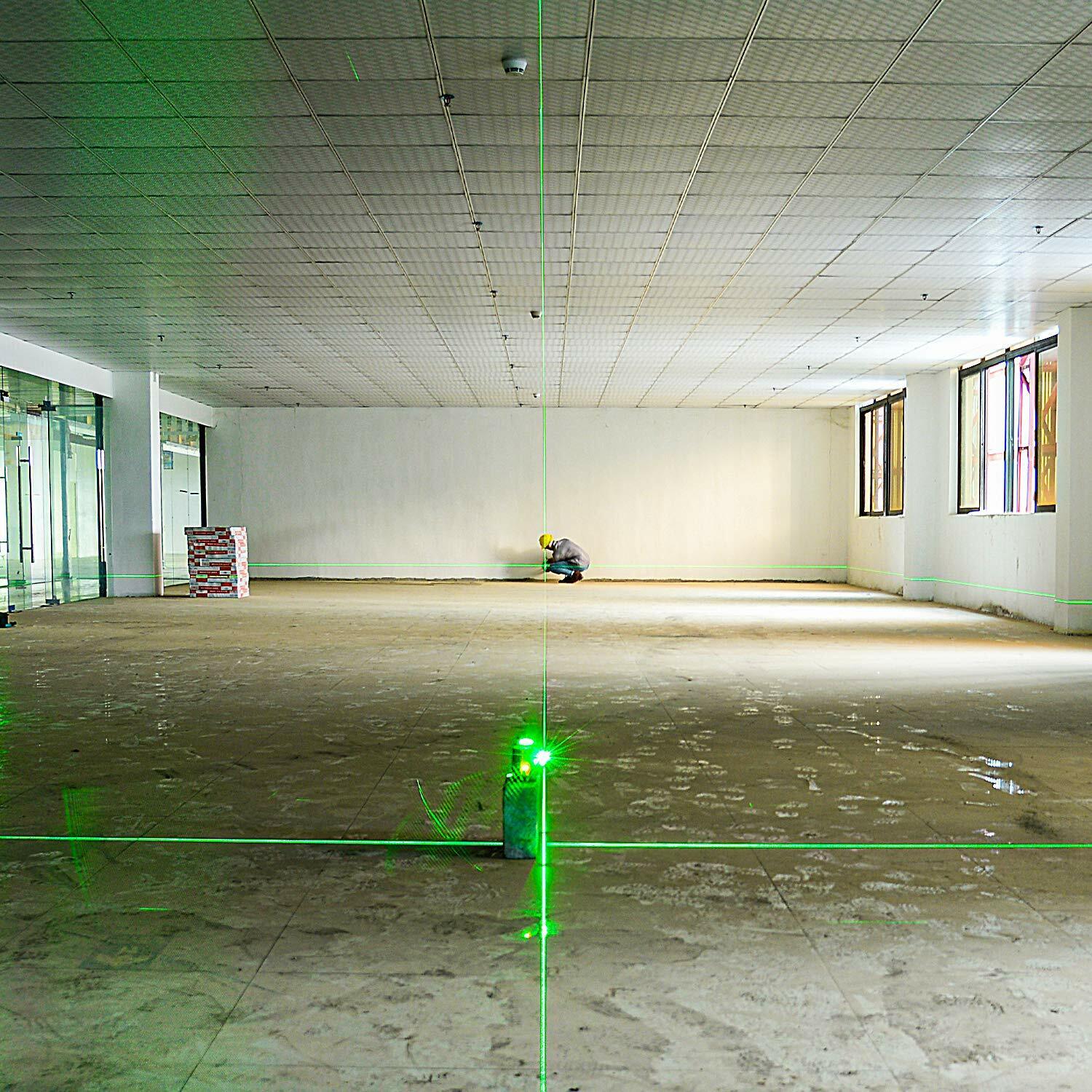 KAIWEETS KT360A Green Laser Level 3 X 360° Rotary Self Leveling with 1 Rechargeable Battery - ShopFrenzy