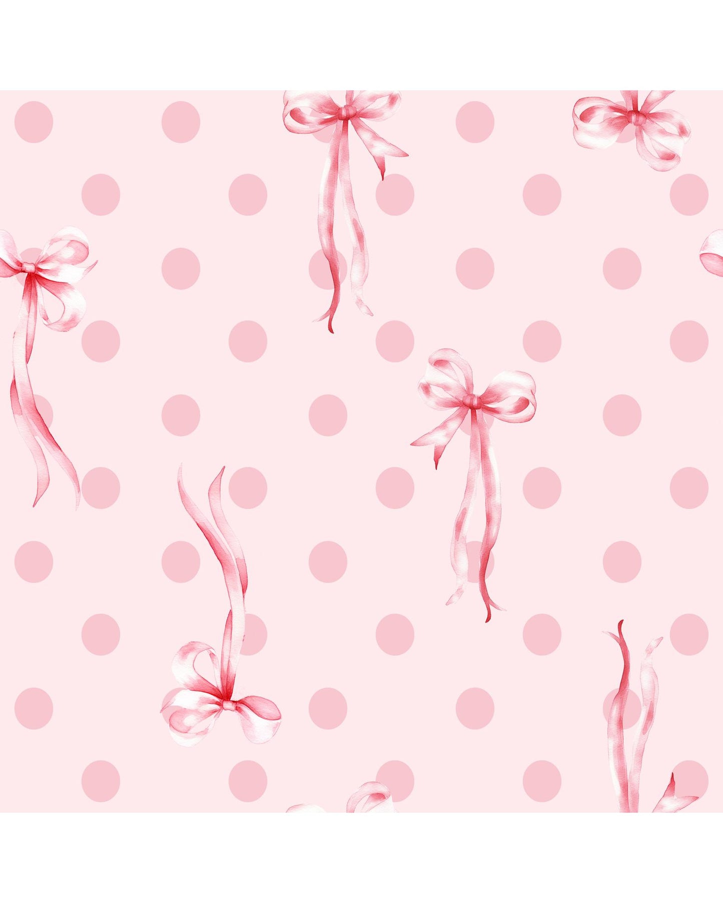 Pink Bow Print Contrast Pipping Short Pajamas Set - L