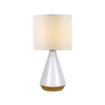 Lux Tapered Ceramic Table Lamp - ShopFrenzy