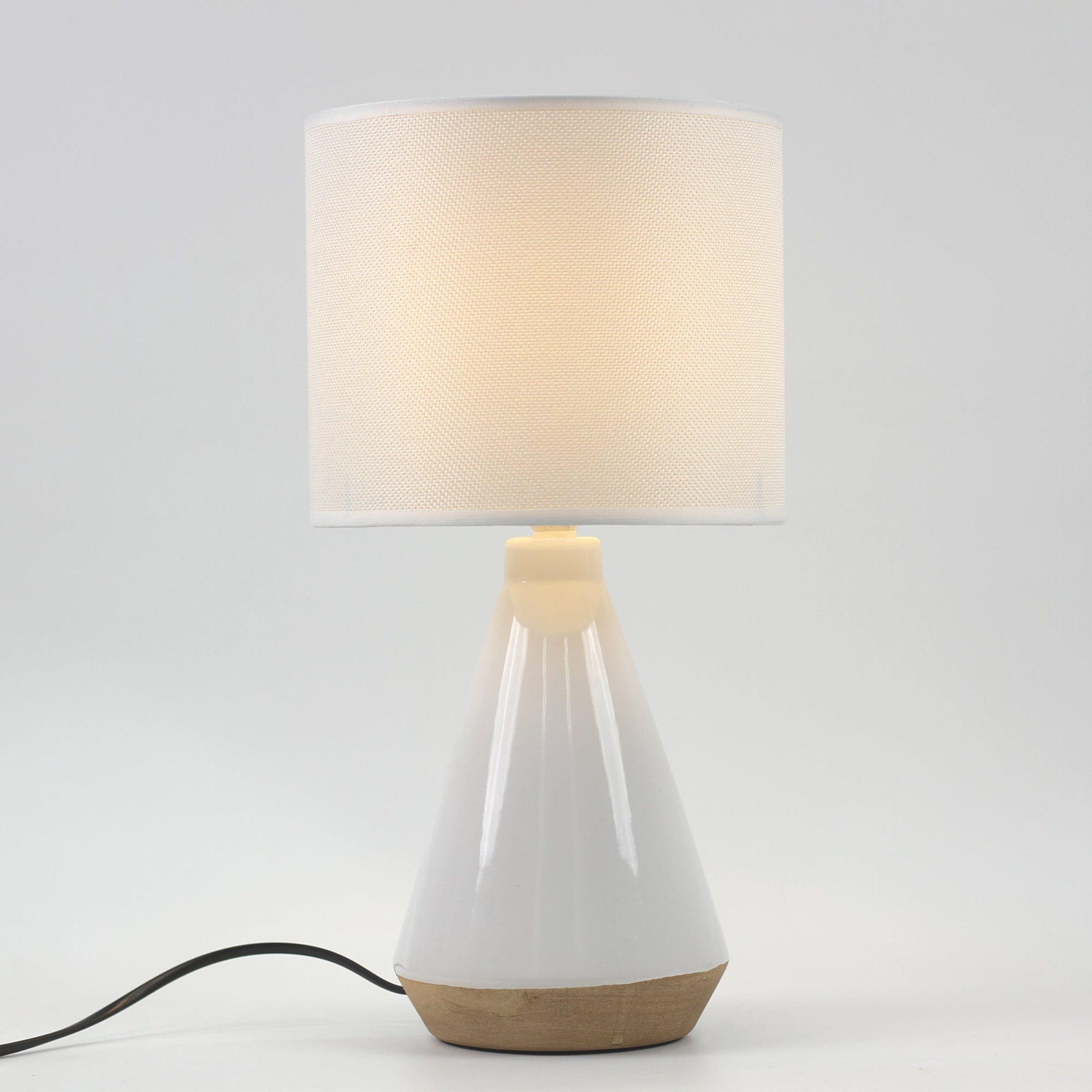 Lux Tapered Ceramic Table Lamp - ShopFrenzy