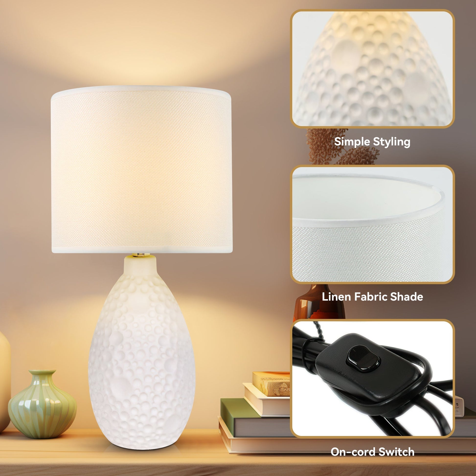 Hass Ceramic Table Lamp - ShopFrenzy
