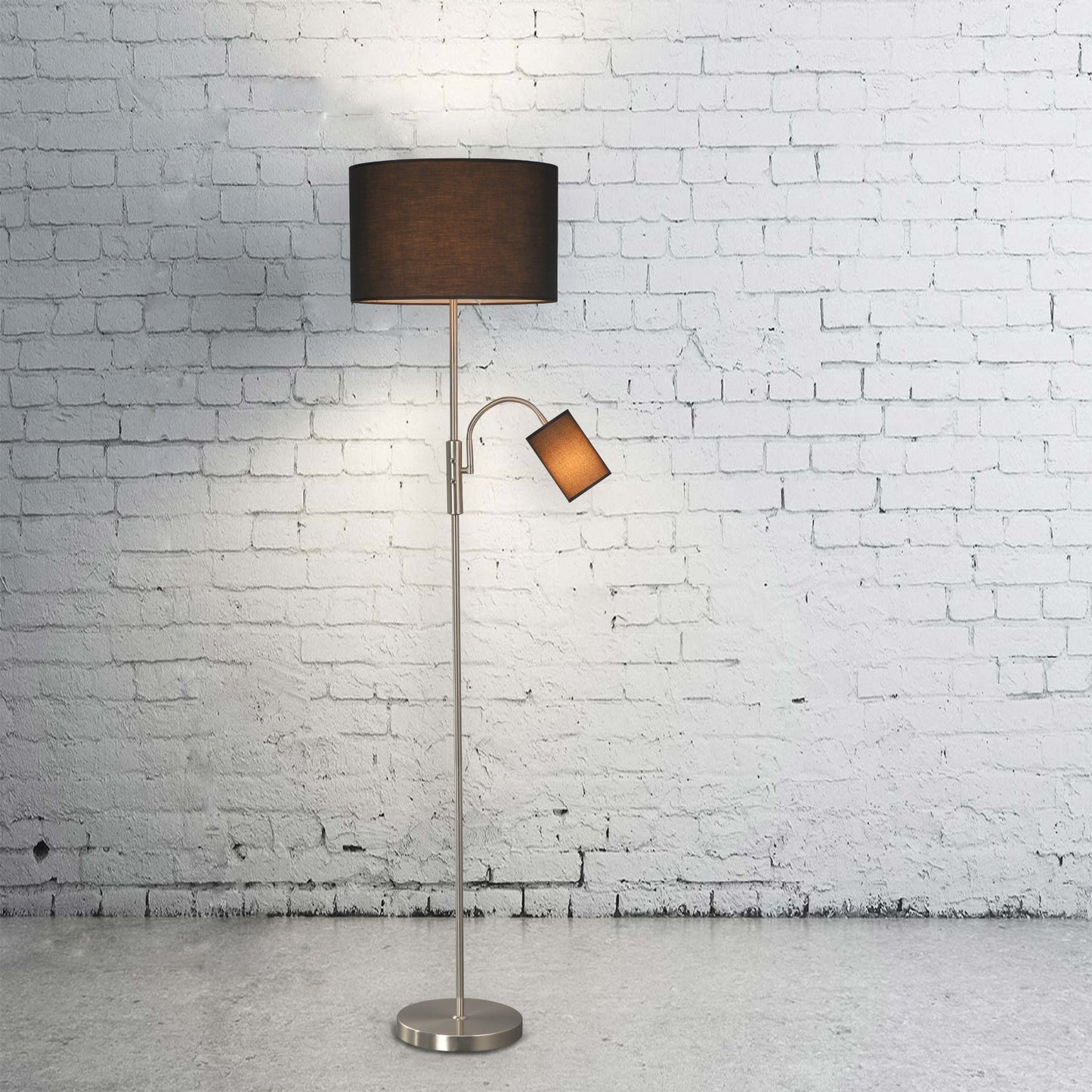 Cylinya Mother and Child Floor Lamp - Black - ShopFrenzy