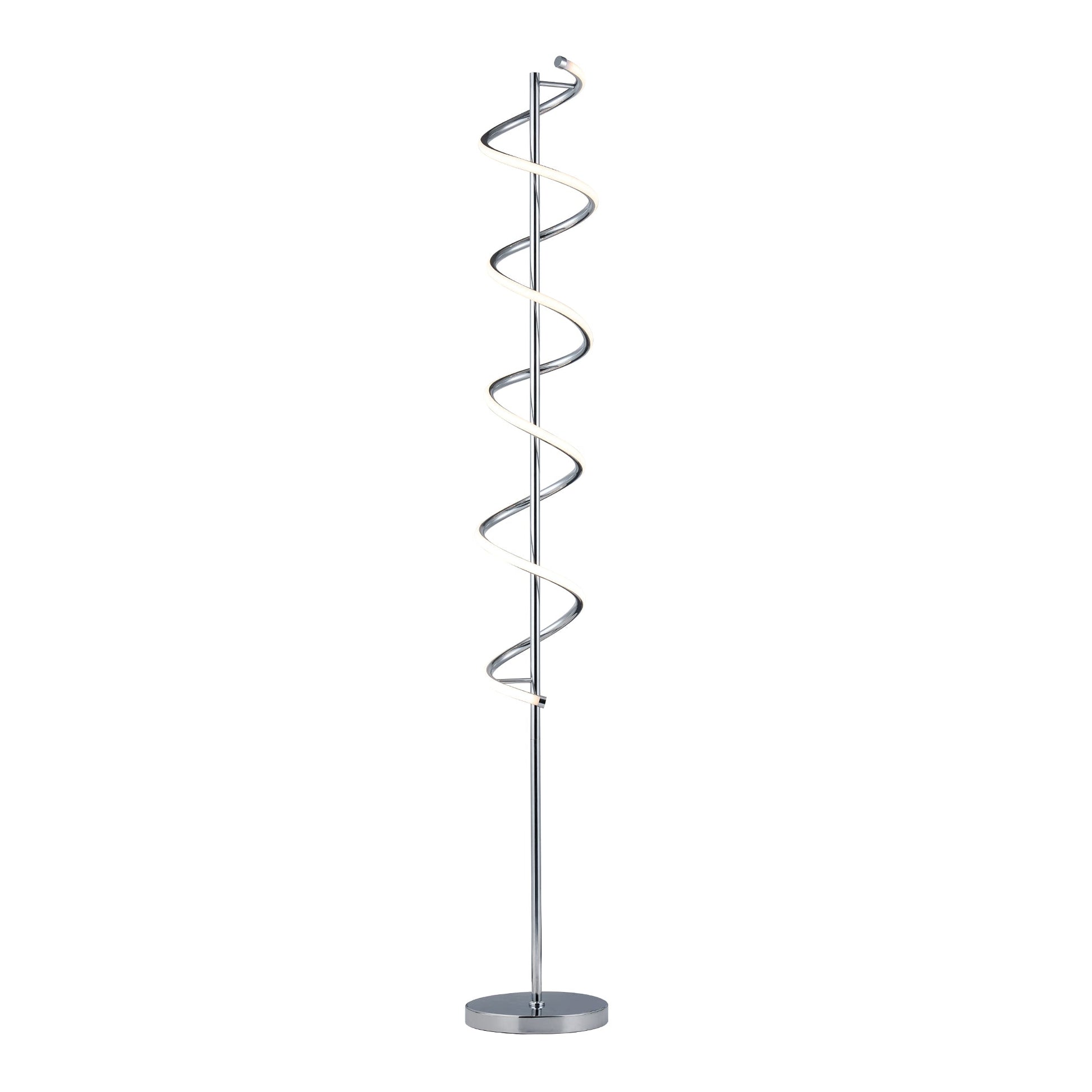 Cirrhi LED Floor Lamp - Chrome - ShopFrenzy