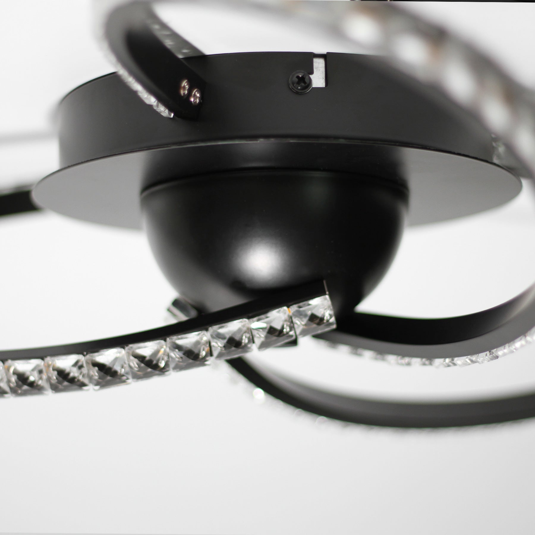 Irie Dimmable 3 Lights LED Ceiling Light - Black - ShopFrenzy