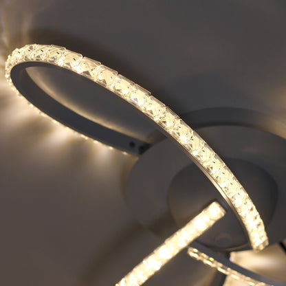 Irie Dimmable 3 Lights LED Ceiling Light - White - ShopFrenzy