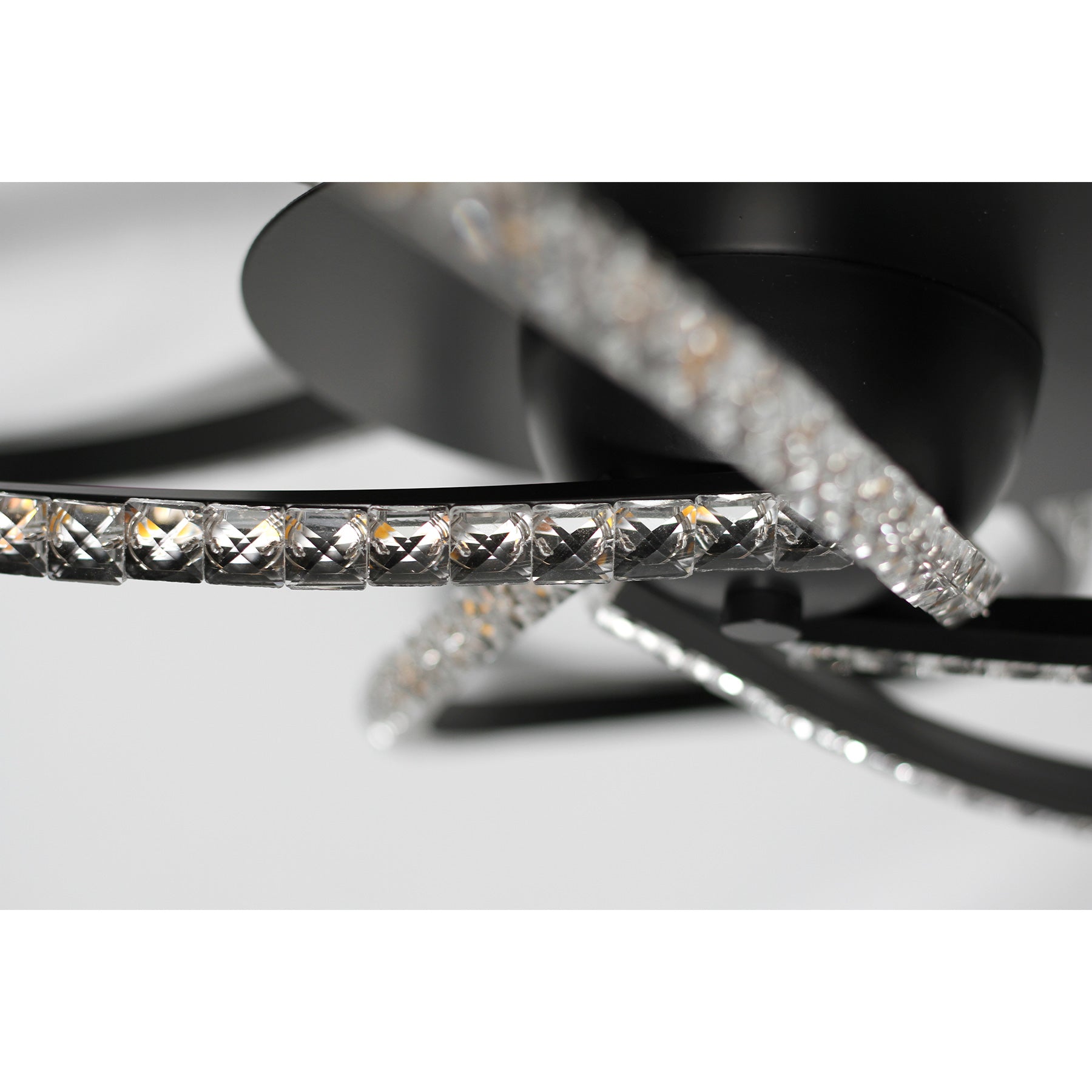 Irie Dimmable 5 Lights LED Ceiling Light - Black - ShopFrenzy