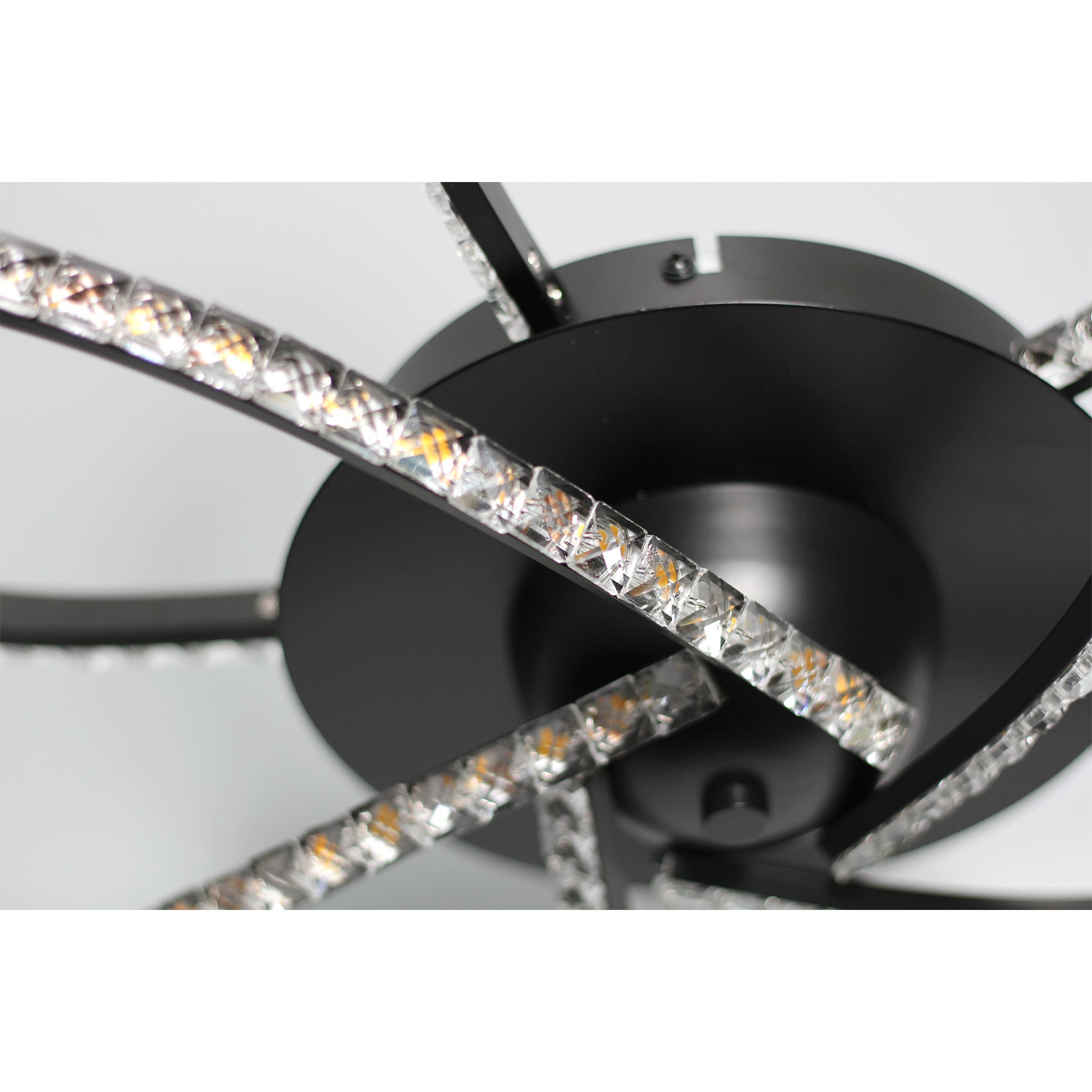Irie Dimmable 5 Lights LED Ceiling Light - Black - ShopFrenzy