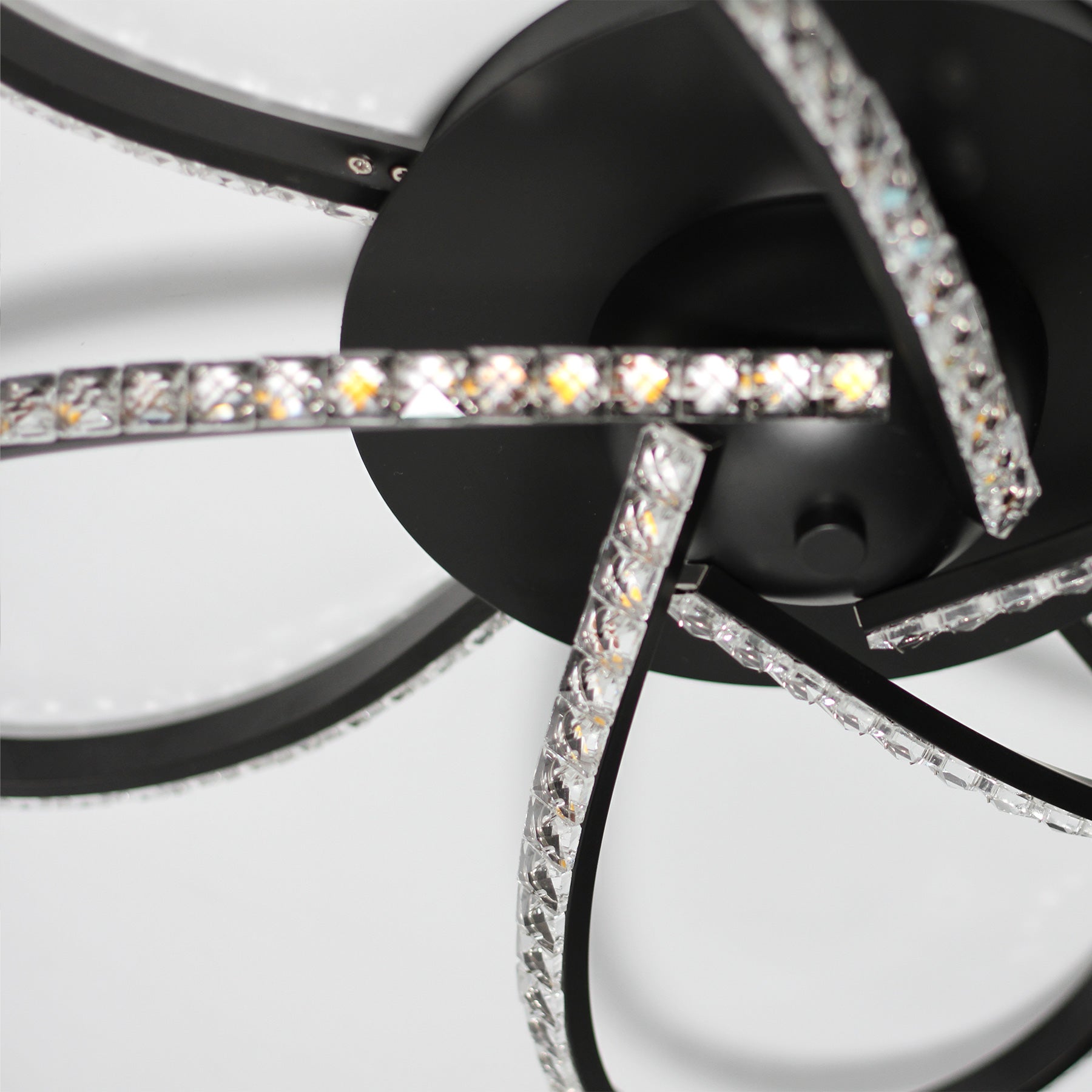 Irie Dimmable 5 Lights LED Ceiling Light - Black - ShopFrenzy