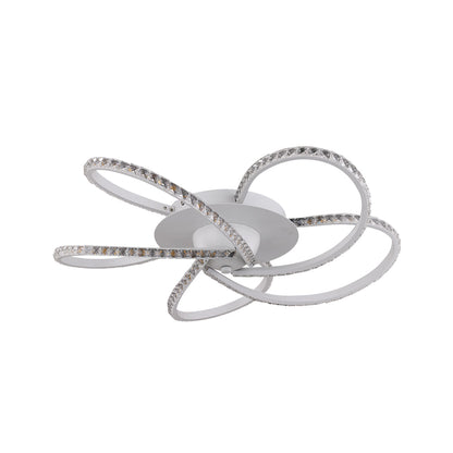 Irie Dimmable 5 Lights LED Ceiling Light - White - ShopFrenzy