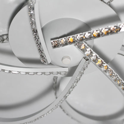 Irie Dimmable 5 Lights LED Ceiling Light - White - ShopFrenzy