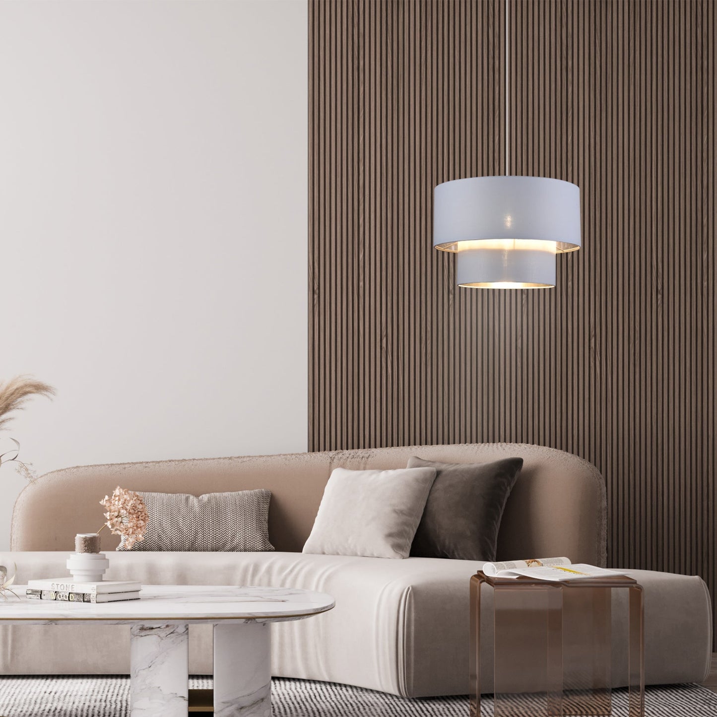 Rabiya Pendant Light - White - ShopFrenzy