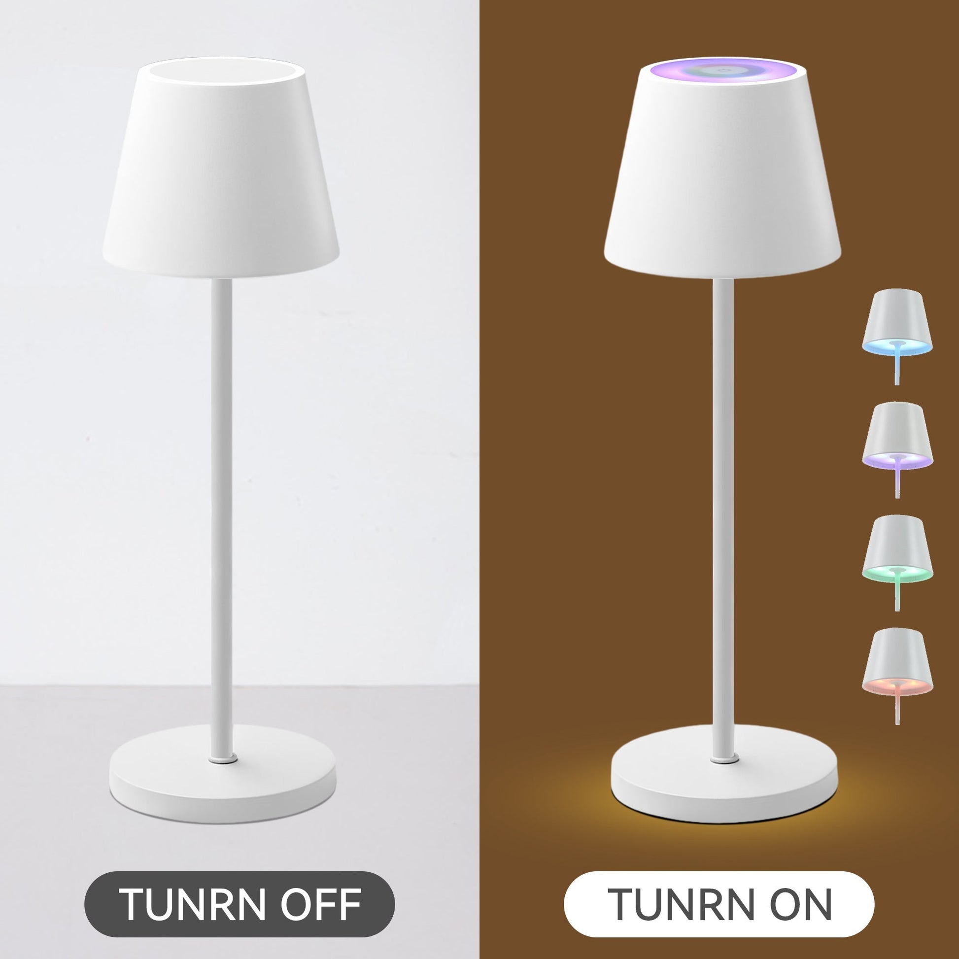 Enoki Portable RGB Table Lamp - White - ShopFrenzy
