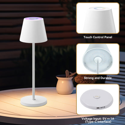 Enoki Portable RGB Table Lamp - White - ShopFrenzy