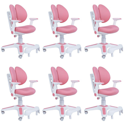 Ergonomic Children Kids Study Chair Set Height Adjustable - Pink