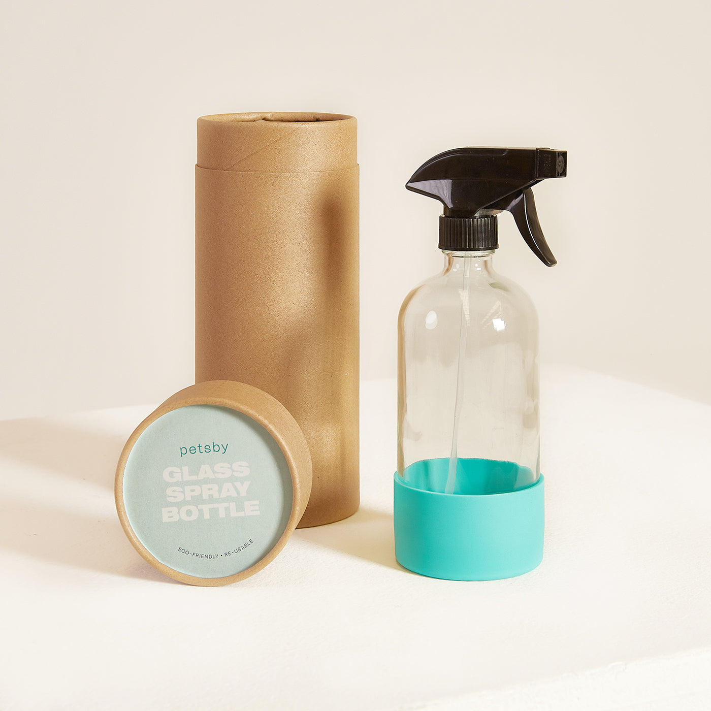Glass Spray Bottle with Silicone Sleeve - ShopFrenzy
