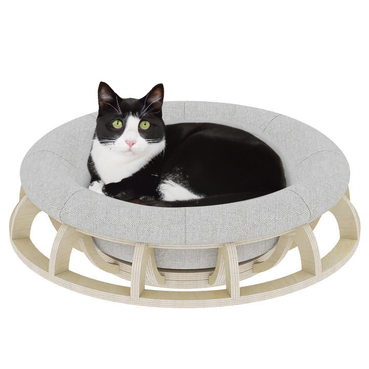 Timber Gyro Cat Nest Bed - ShopFrenzy