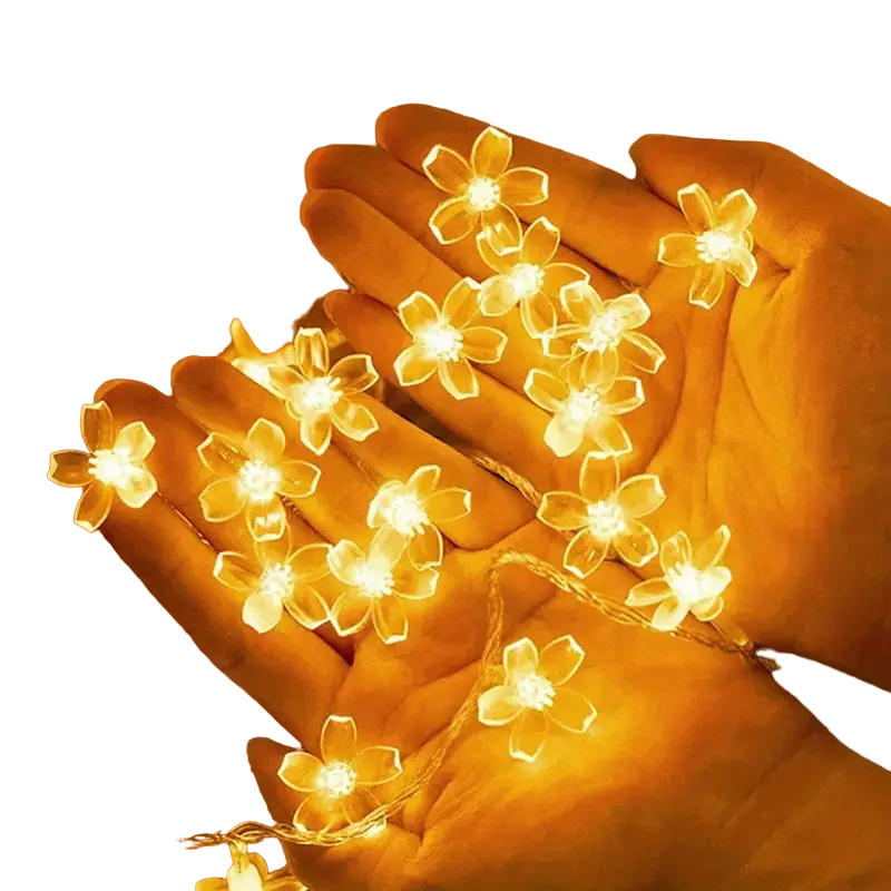 NNETM Cherry Blossom LED Fairy Lights(19.68Ft/6M 40LED) - ShopFrenzy