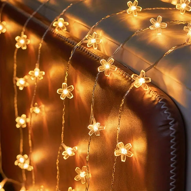 NNETM Cherry Blossom LED Fairy Lights(19.68Ft/6M 40LED) - ShopFrenzy
