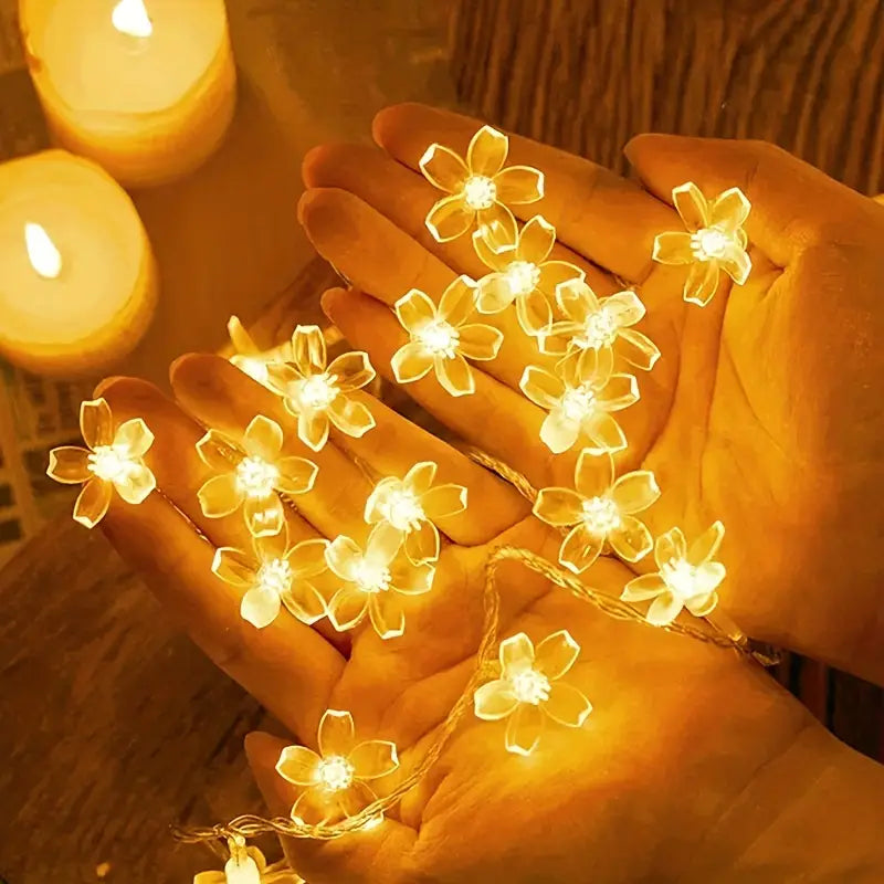 NNETM Cherry Blossom LED Fairy Lights(19.68Ft/6M 40LED) - ShopFrenzy
