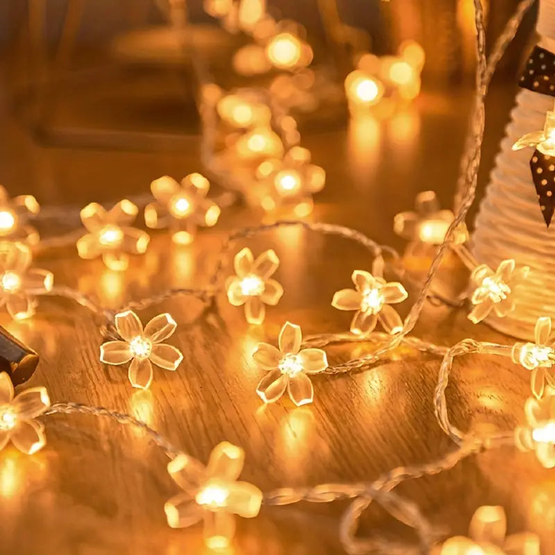 NNETM Cherry Blossom LED Fairy Lights(19.68Ft/6M 40LED) - ShopFrenzy
