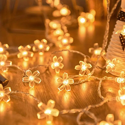 NNETM Cherry Blossom LED Fairy Lights(19.68Ft/6M 40LED) - ShopFrenzy