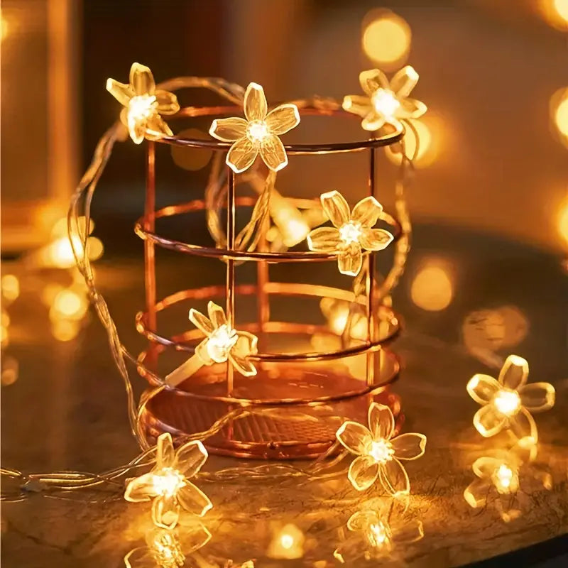 NNETM Cherry Blossom LED Fairy Lights(19.68Ft/6M 40LED) - ShopFrenzy