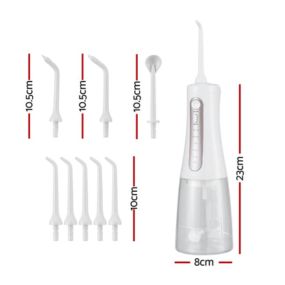 Devanti Cordless Water Flosser Dental Oral Irrigator White