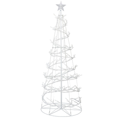 Jingle Jollys Christmas Tree 1.8M 6FT LED Xmas Decoration Cold White Lights - ShopFrenzy