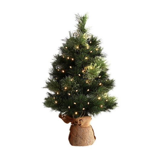 Jingle Jollys Tabletop Christmas Tree 60CM 8 Light Modes Timer Function - ShopFrenzy