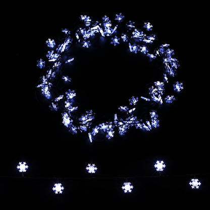 Jingle Jollys Christmas Lights 100 LED 10M String Light Snow Decorations - ShopFrenzy