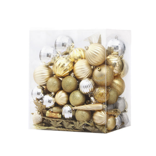 Jingle Jollys 125pcs Christmas Tree Decorations Set Baubles Ornaments Party - ShopFrenzy