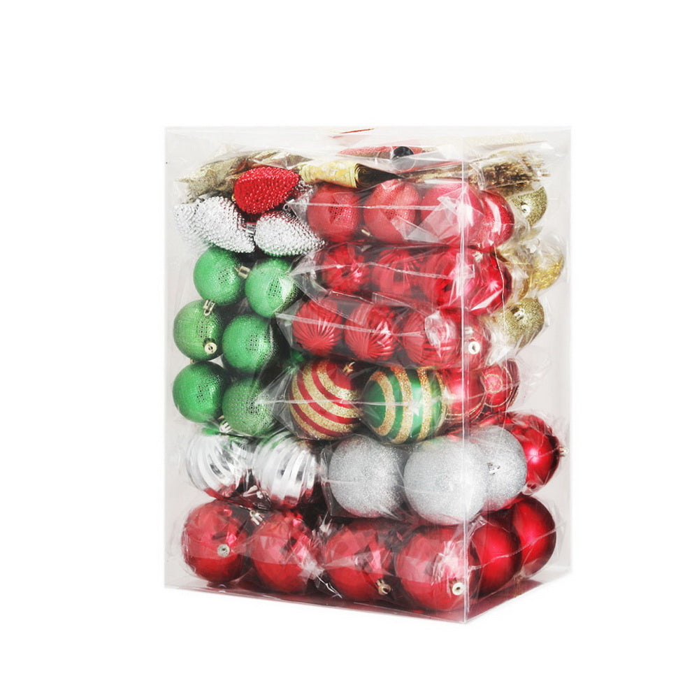 Jingle Jollys 155pcs Christmas Tree Decorations Set Baubles Ornaments Party - ShopFrenzy
