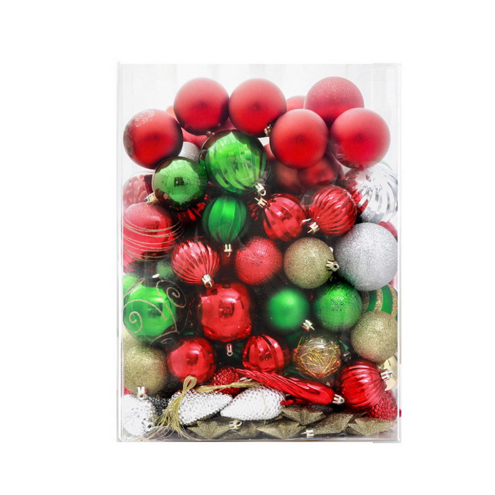 Jingle Jollys 155pcs Christmas Tree Decorations Set Baubles Ornaments Party - ShopFrenzy