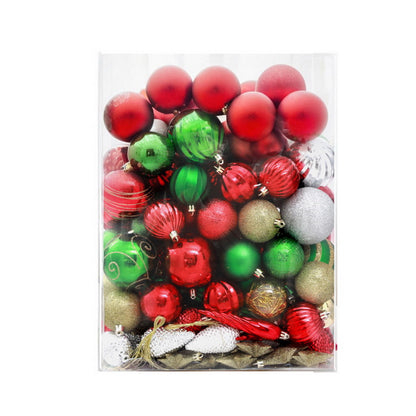 Jingle Jollys 155pcs Christmas Tree Decorations Set Baubles Ornaments Party - ShopFrenzy