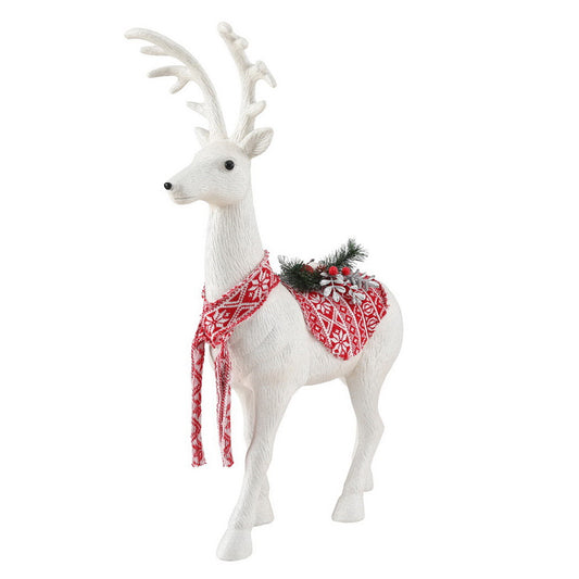 Jingle Jollys Christmas Reindeer 80cm Glitter Deer Ornaments Party Decorations - ShopFrenzy