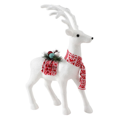 Jingle Jollys Christmas Reindeer 60cm Glitter Deer Ornaments Party Decorations - ShopFrenzy