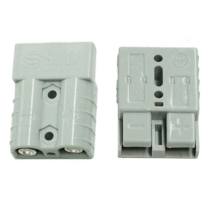 20x Anderson Style Plug connector 50AMP Caravan Trailer Solar 6AWG GREY - ShopFrenzy