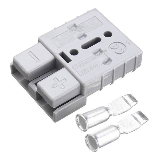 20x Anderson Style Plug connector 50AMP Caravan Trailer Solar 6AWG GREY - ShopFrenzy