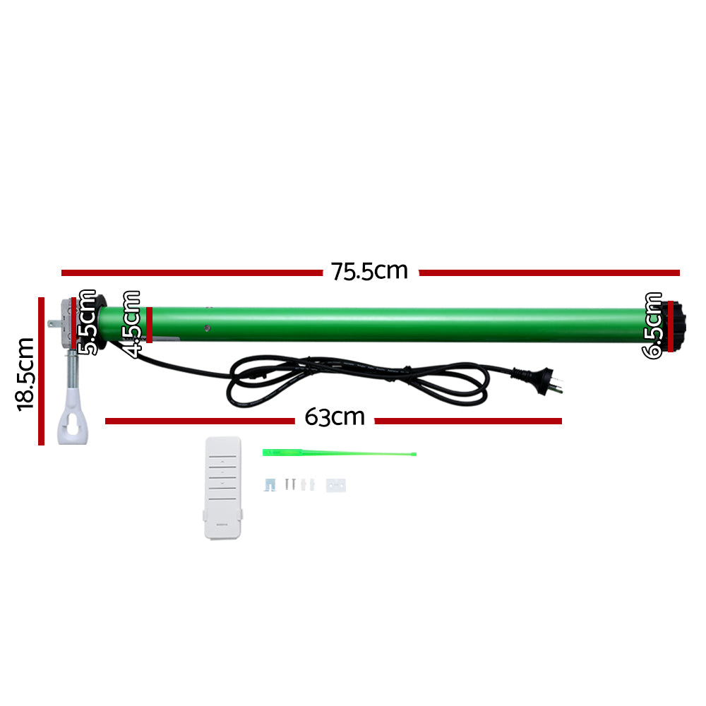 Instahut 230V Folding Arm Awning Replacement Motor with remote 40NM - ShopFrenzy