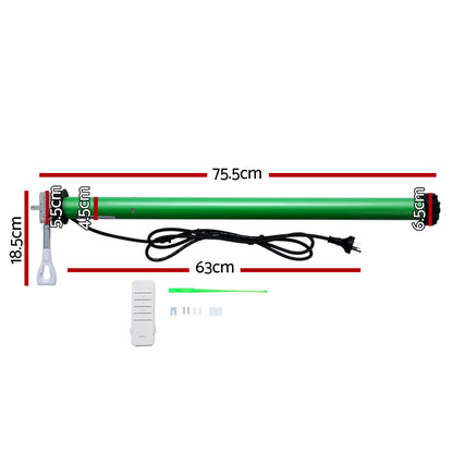 Instahut 230V Folding Arm Awning Replacement Motor with remote 40NM - ShopFrenzy