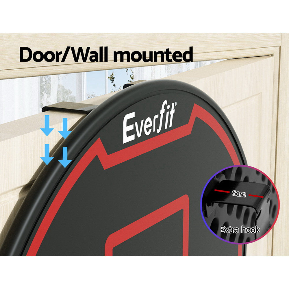 Everfit 38" Basketball Hoop Backboard Door Wall Mounted Ring Net Sports Kids - ShopFrenzy