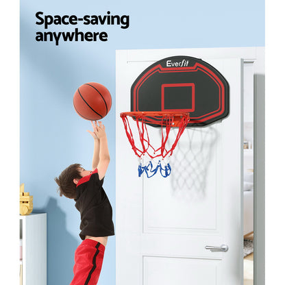 Everfit 38" Basketball Hoop Backboard Door Wall Mounted Ring Net Sports Kids - ShopFrenzy