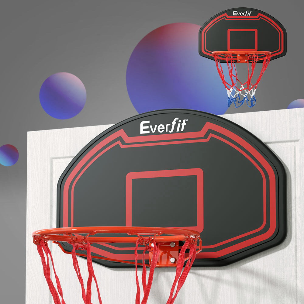 Everfit 38" Basketball Hoop Backboard Door Wall Mounted Ring Net Sports Kids - ShopFrenzy